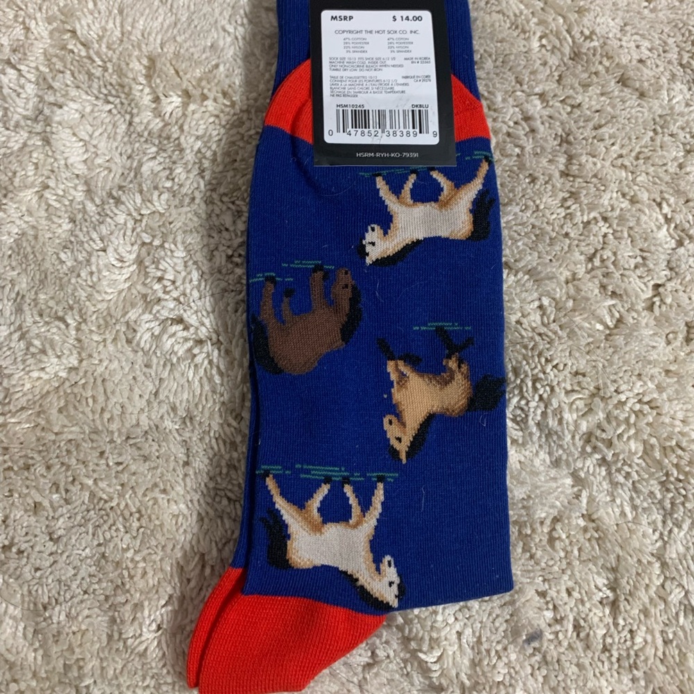Hot Sox Men’s Horse Crew Socks - Picture 4 of 5